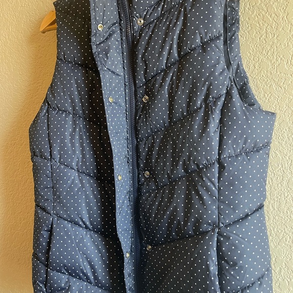 NWOT GAP Warmest Vest Marine Blue Dot | Medium - Picture 3 of 12
